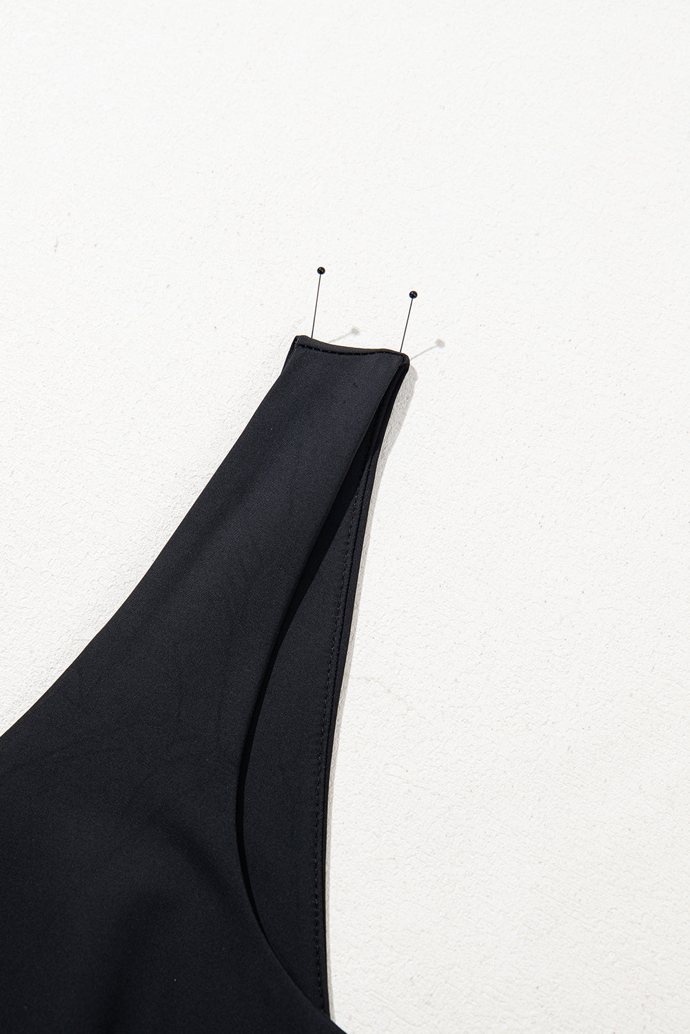 Plain Sleeveless Loop Drawstring Cinched Waist Romper eAura