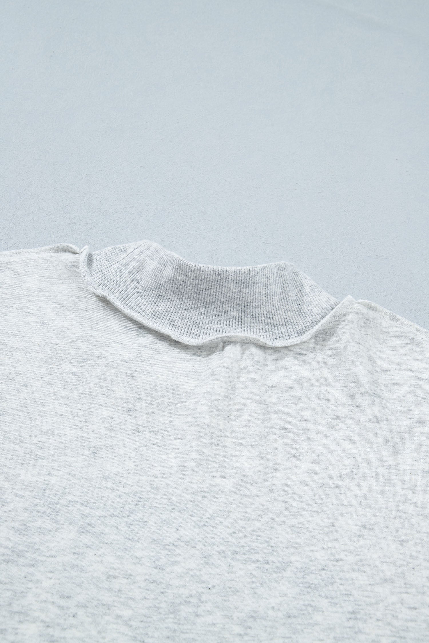 Reversible USA Graphic Mock Neck Sweatshirt