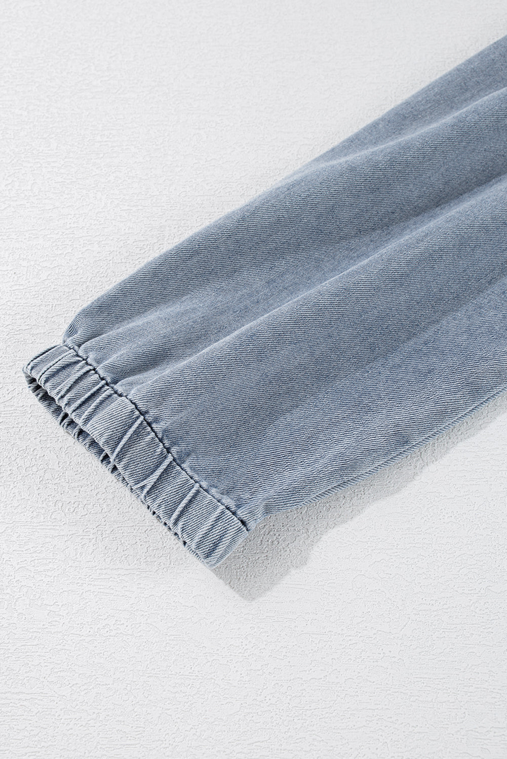 Beau Blue Light Wash High Waist Loose Fit Denim Mini Dress Beagle Boutique Fashion Outlet