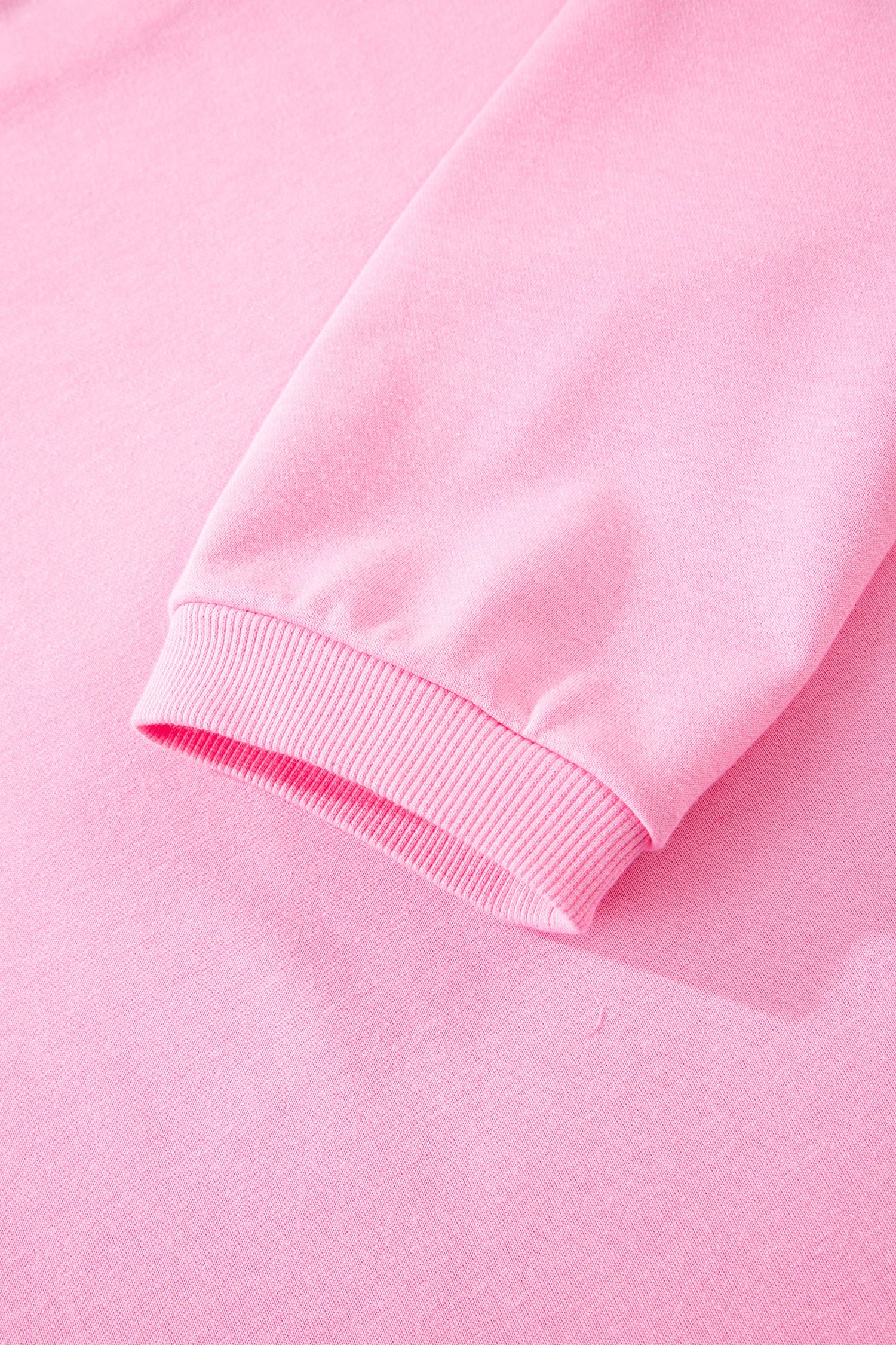 Floral Bow Patched Exposed Seam Oversized Sweatshirt - Tops/Sweatshirts & Hoodies