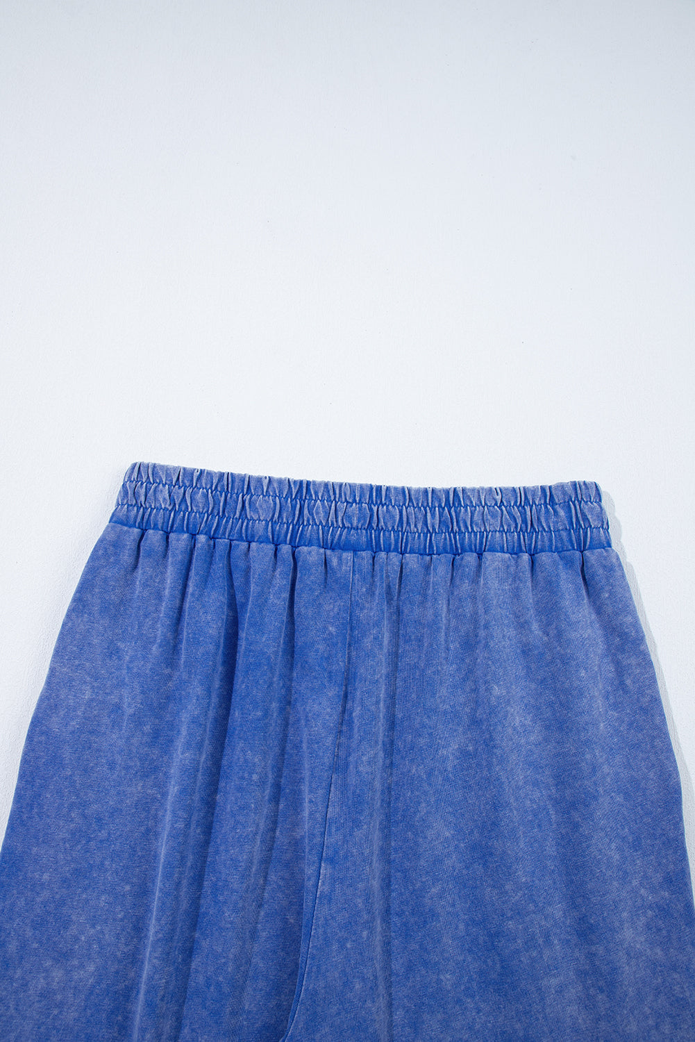 Ashleigh Blue Acid Wash Star Patched Rolled Trim Trousers Co-ord eAura