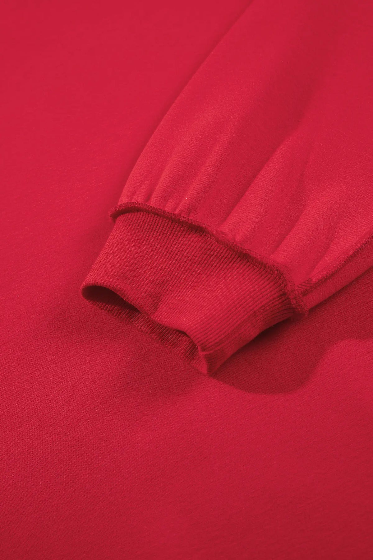 Exposed Seam Detail Reversible Double Wear Plus Size Sweatshirt
