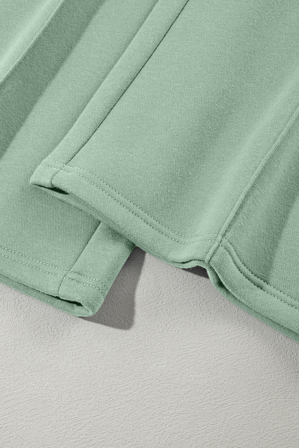 Drop Shoulder Zip Up Jacket Drawstring Joggers Co-ord Set - eAura