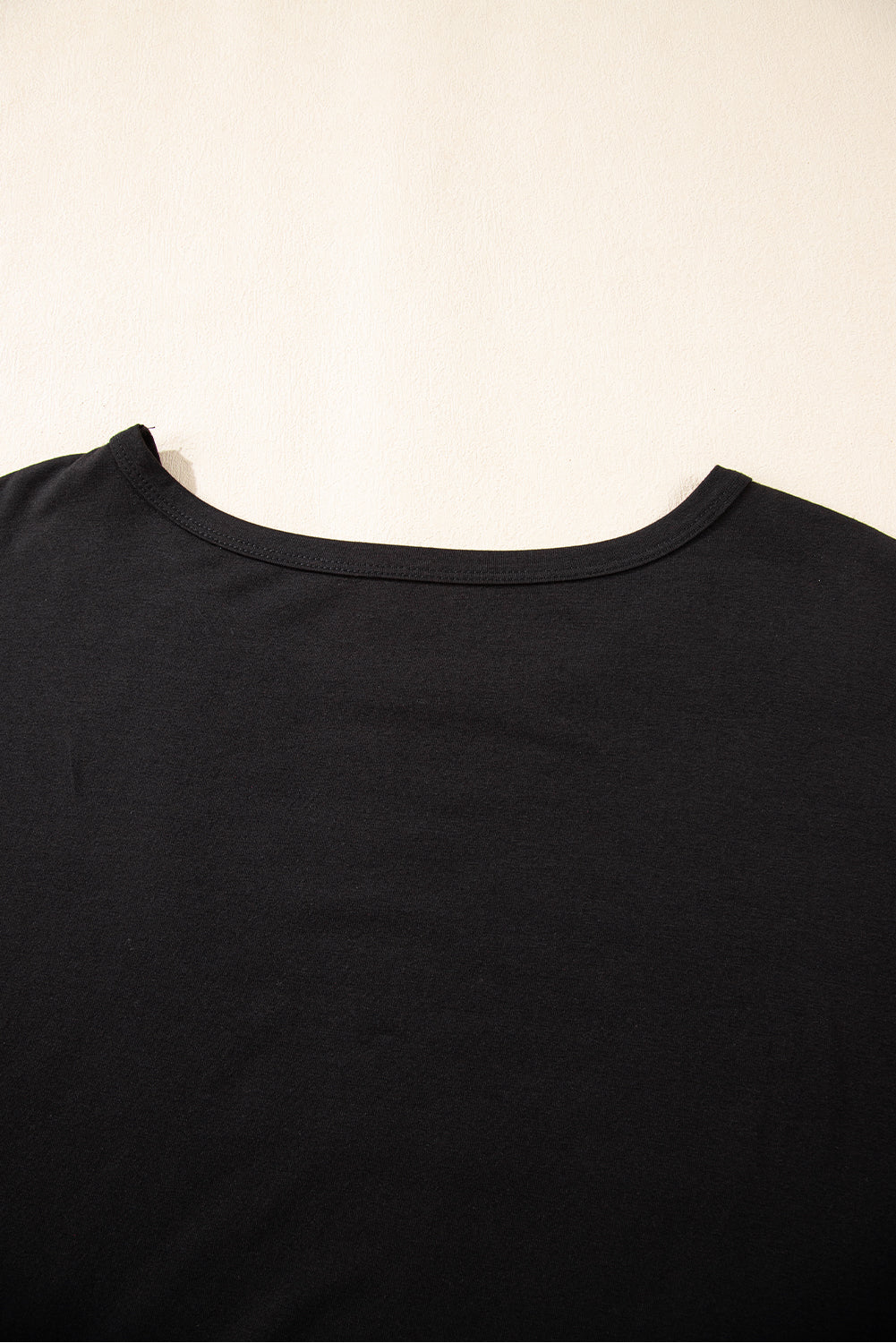Black Checkerd DESERT DREAMS Printed Ripped Plus Size Tee BB Fashion Outlet