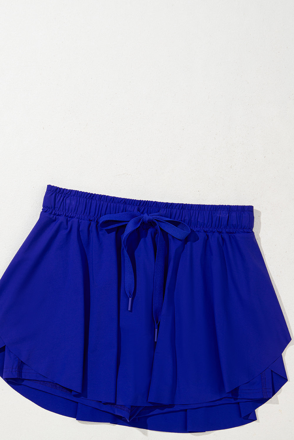 Bonbon Drawstring High Waist Lined Tennis Skorts eAura