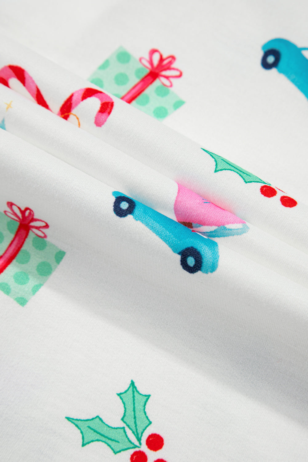 White Christmas Print Shirt and Pants Pyjamas - eAura