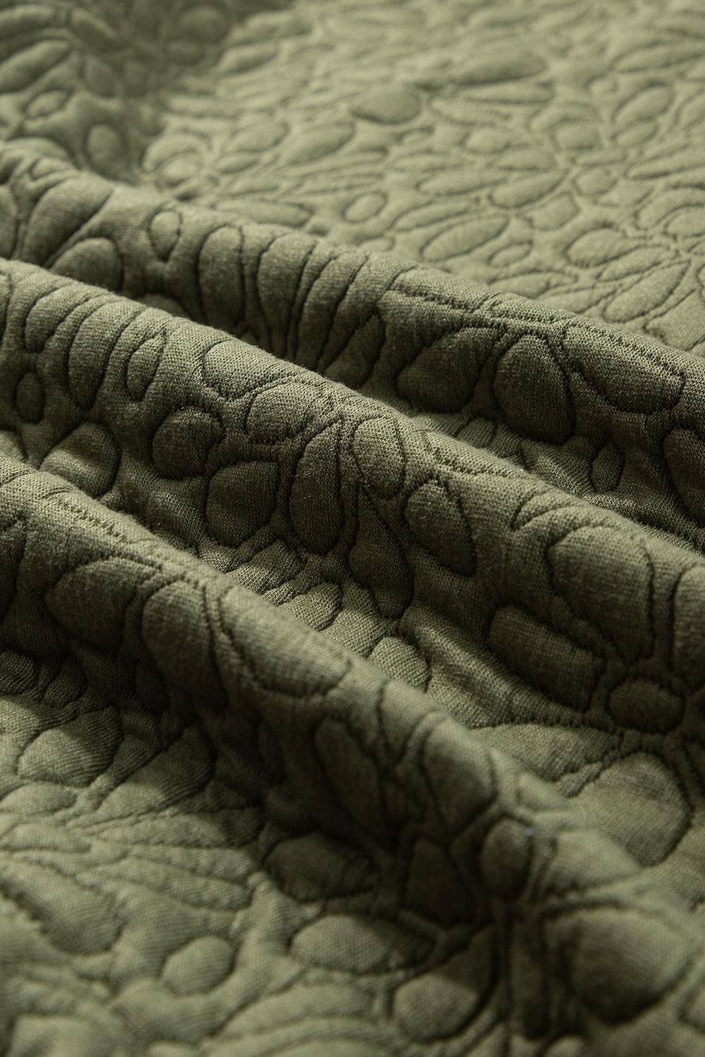 Jungle Green Floral Quilted Jacket Beagle Boutique Fashion Outlet
