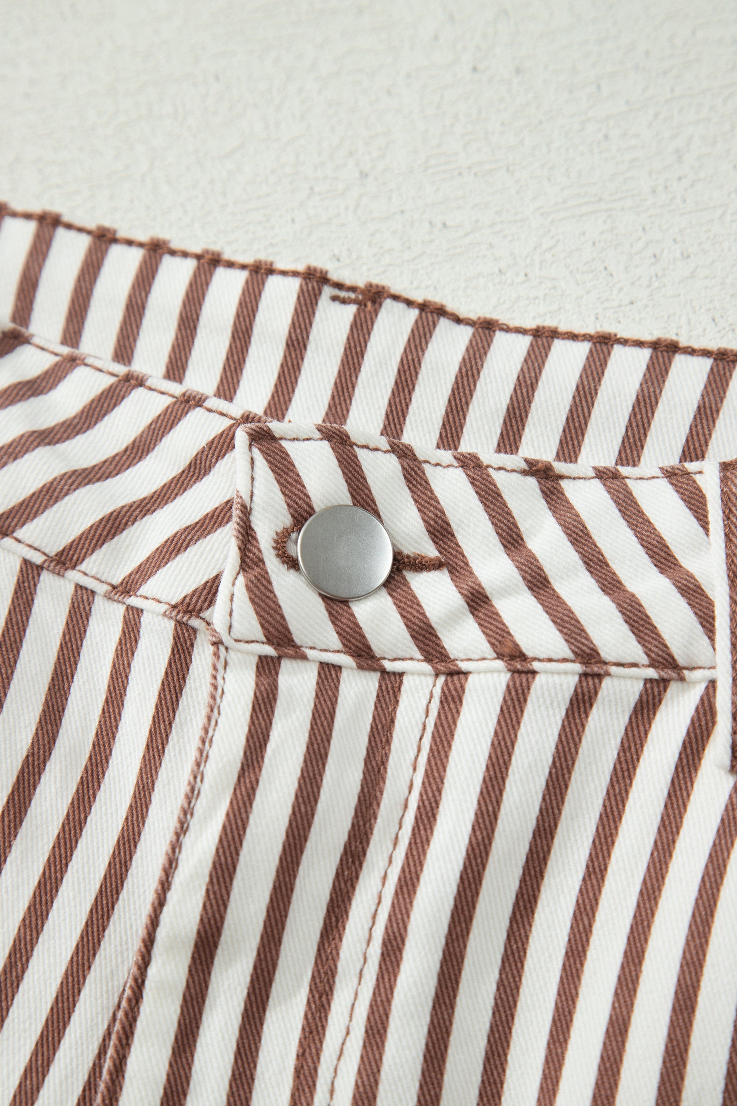 Striped Barrel Jeans – Brown, Khaki & Sky Blue