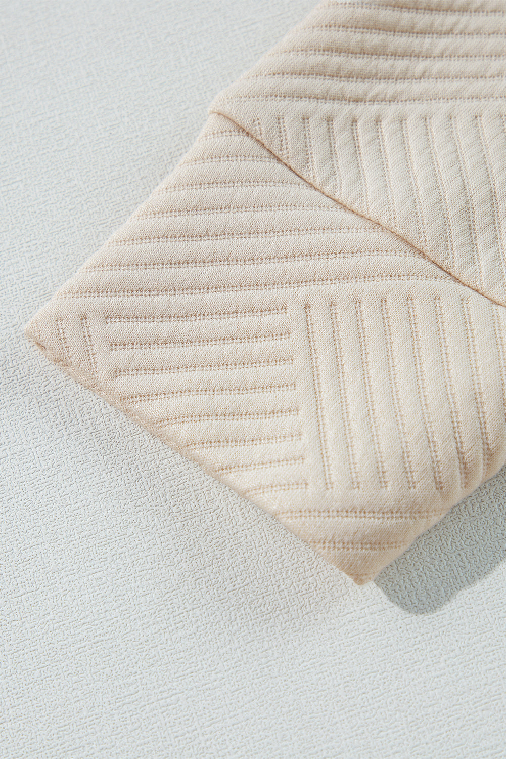 Textured Long Sleeve Shift Dress - Dresses/Mini Dresses