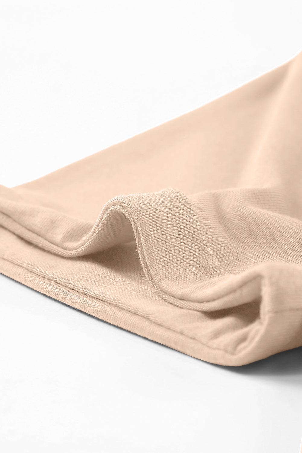 Casual Plain Crew Neck Tee T-Shirt
