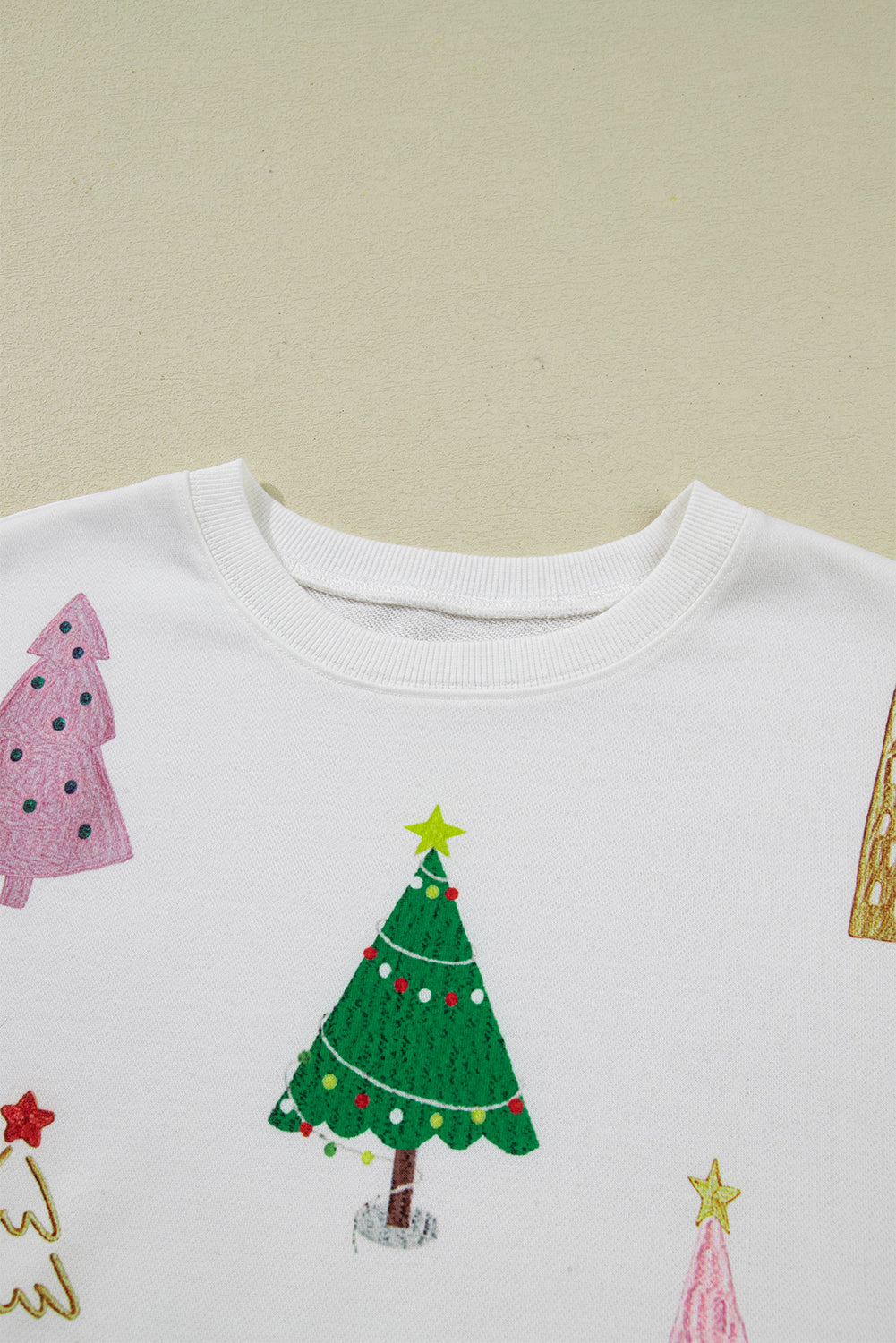 Christmas Tree Long Sleeve Top and Shorts Co-ord Lounge Set eAura