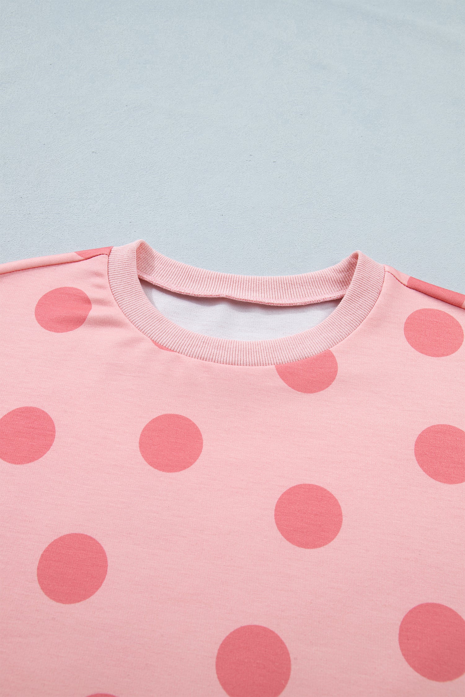 Polka Dot Short Sleeve Top Casual Skort 2pcs Outfit – White