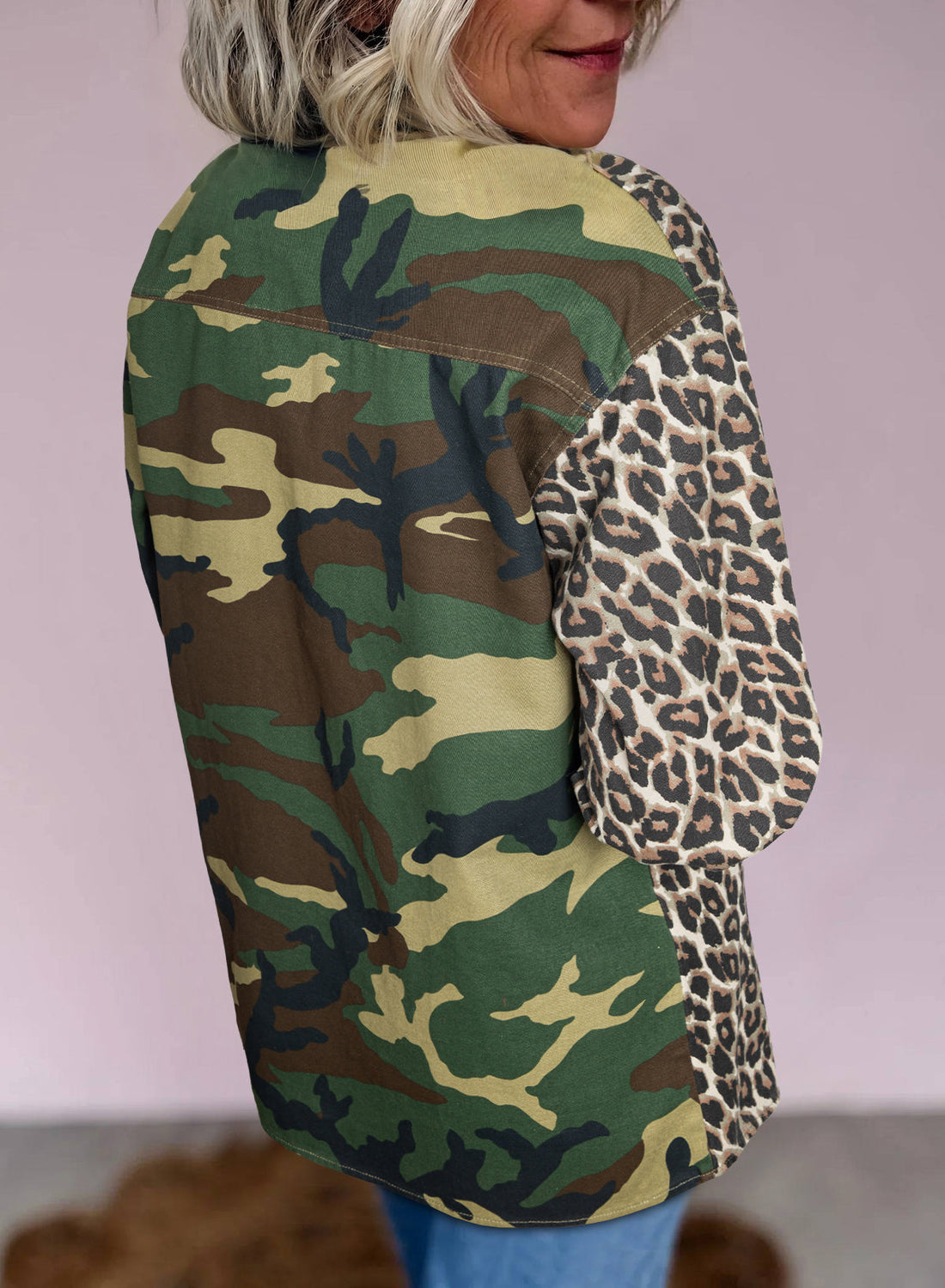 Leopard Camo Patchwork Oversize Shacket Dear-Lover Dropshipping