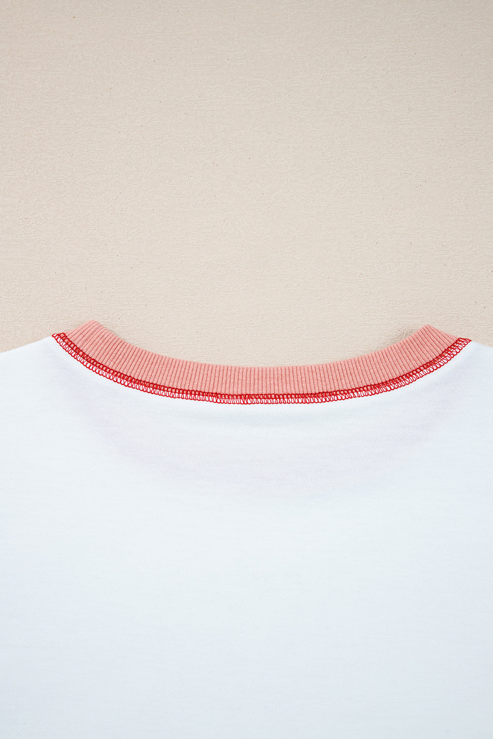 Striped Contrast Stitching Oversized Sweatshirt - eAura