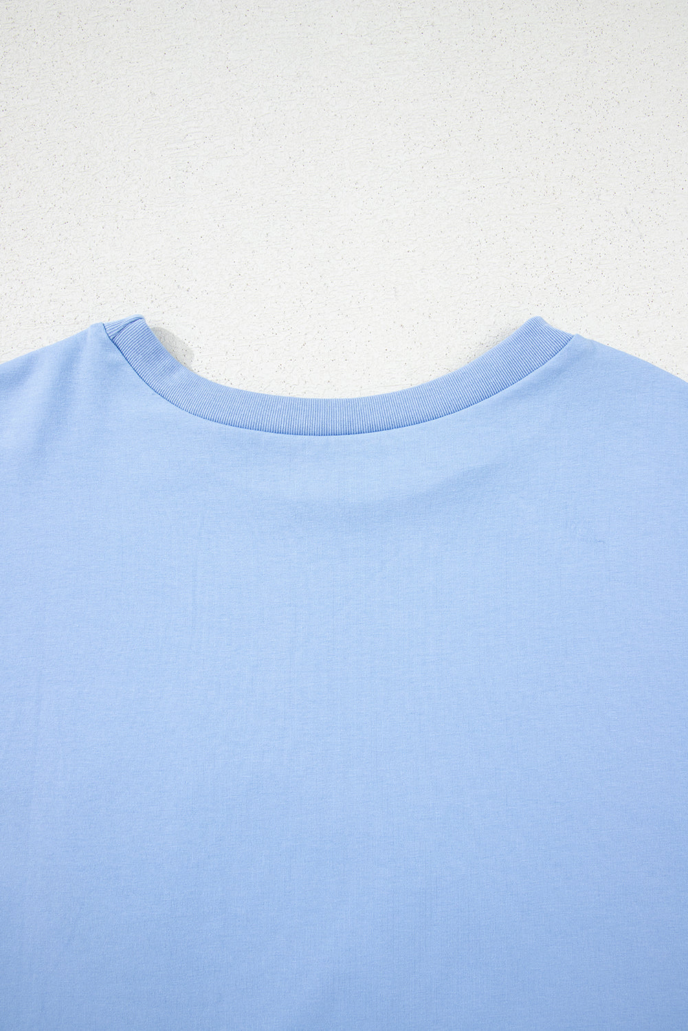 Myosotis Loose Half Sleeve Hi Low Hem T Shirt eAura
