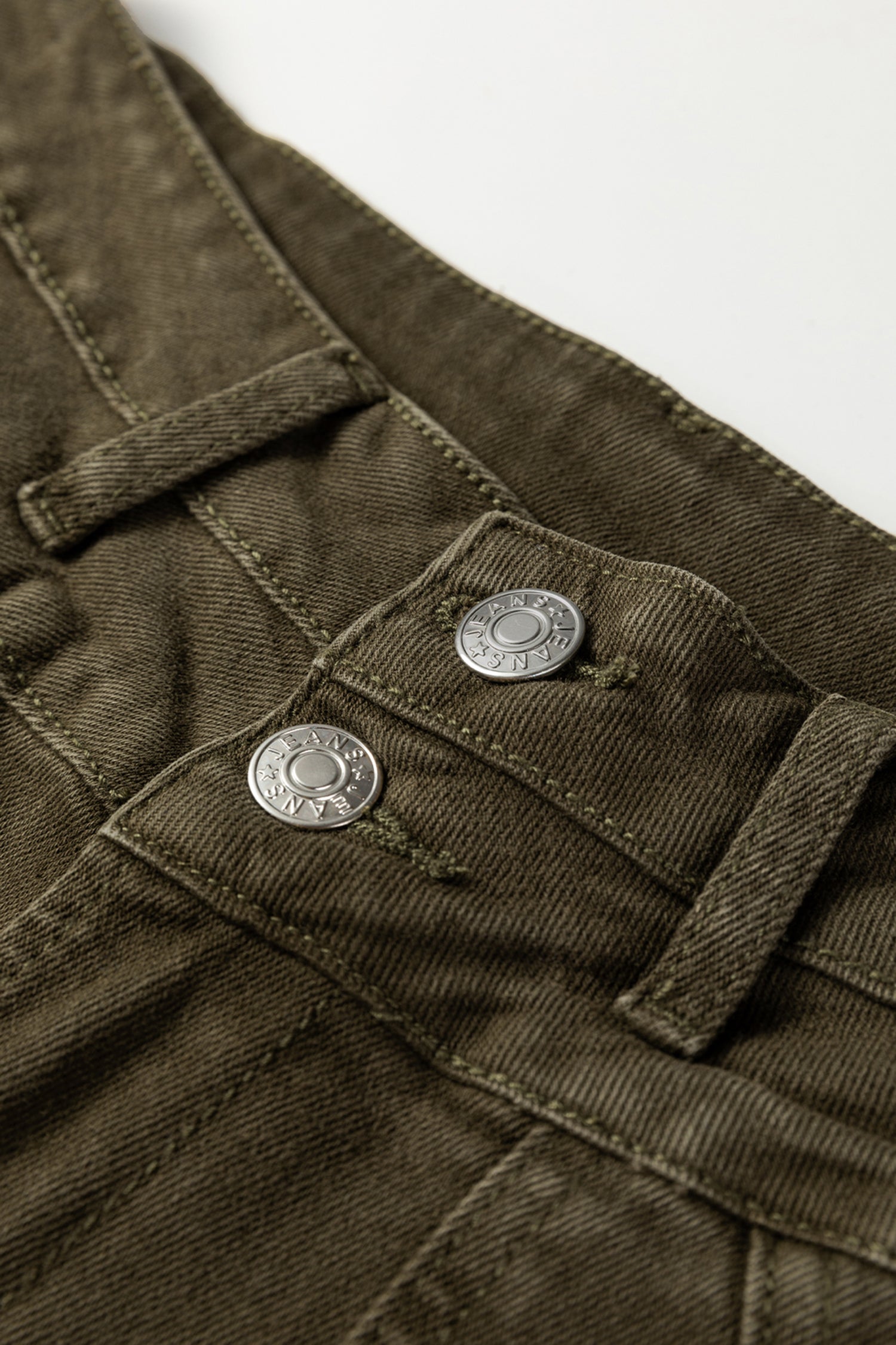 Double Waistband Loose Straight Jeans - eAura