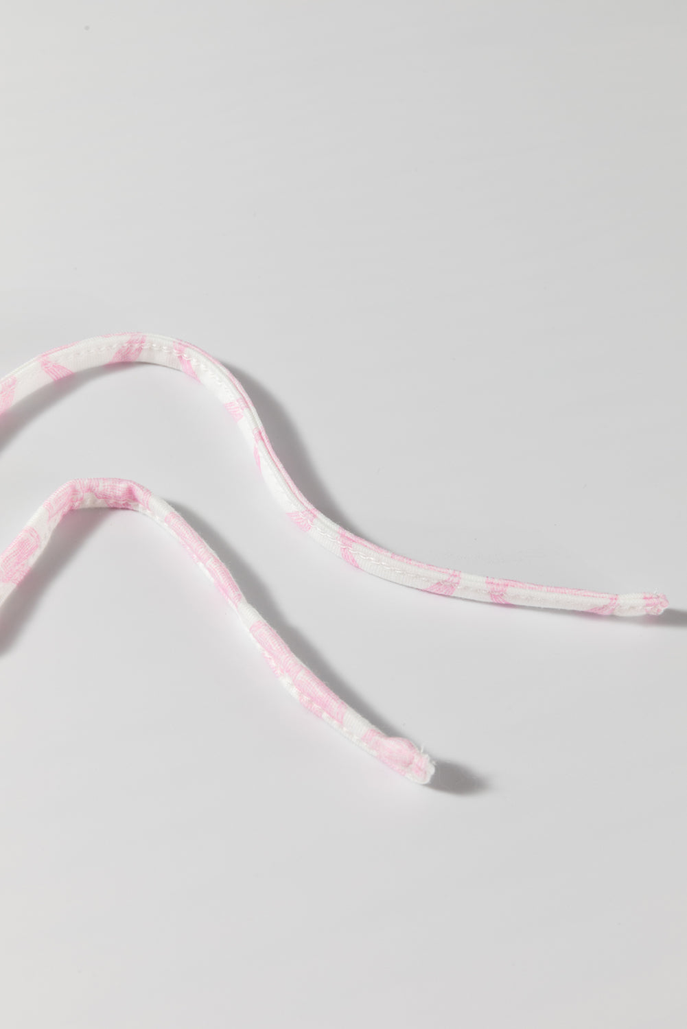 Pink Striped 3/4 Sleeve Drop Shoulder Top eAura