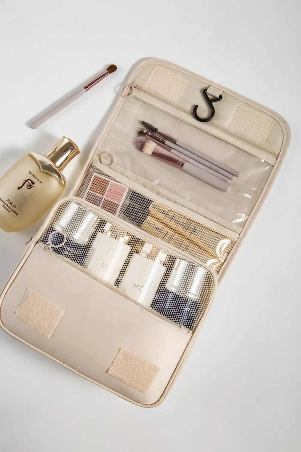 Multi-functional Make Up Organizer Travel Toiletry Bag – Apricot