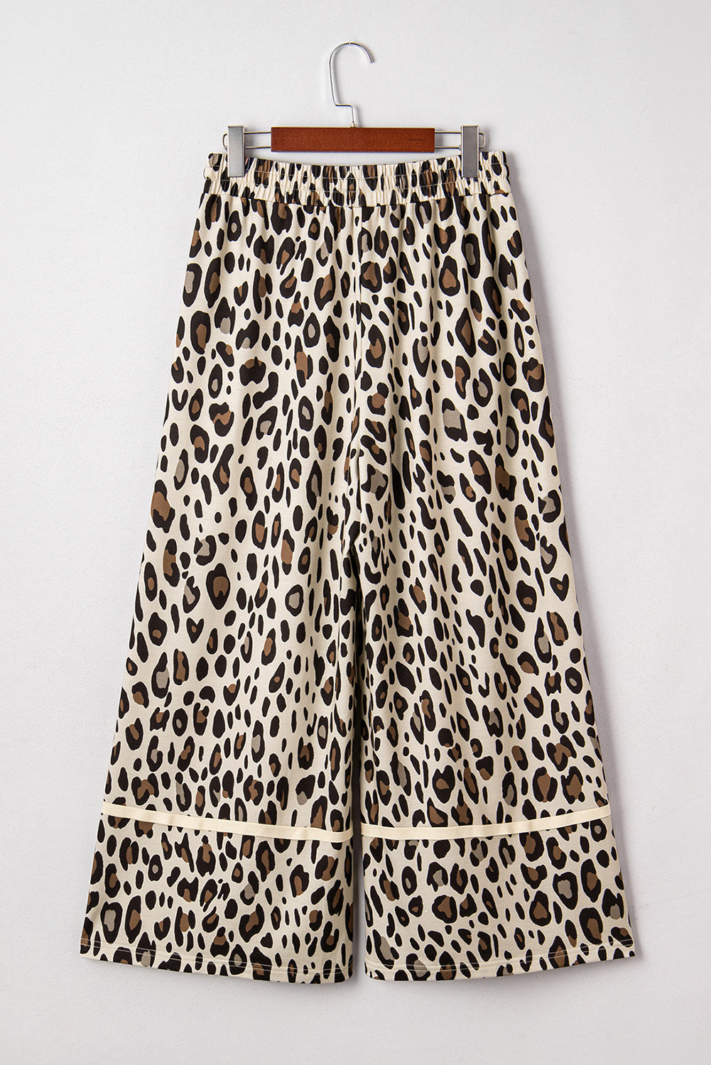 Leopard Wide Leg Cropped Trousers - eAura
