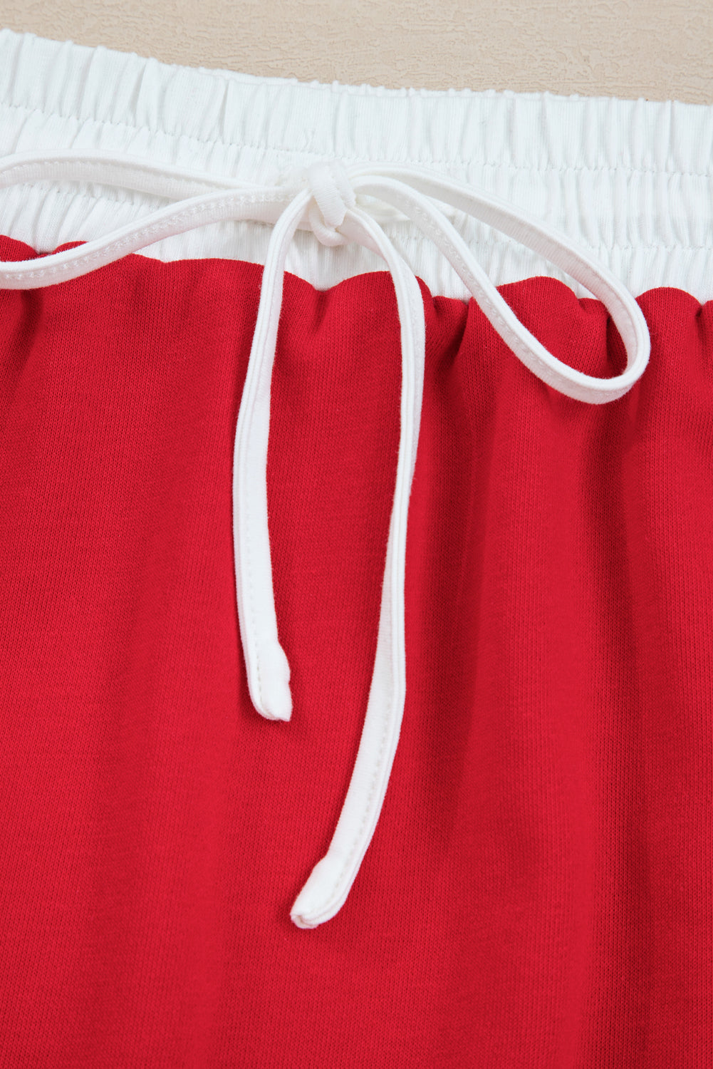 Varsity Stripe Detail Drop Shoulder Pullover Mini Skort Co-ord Set - eAura