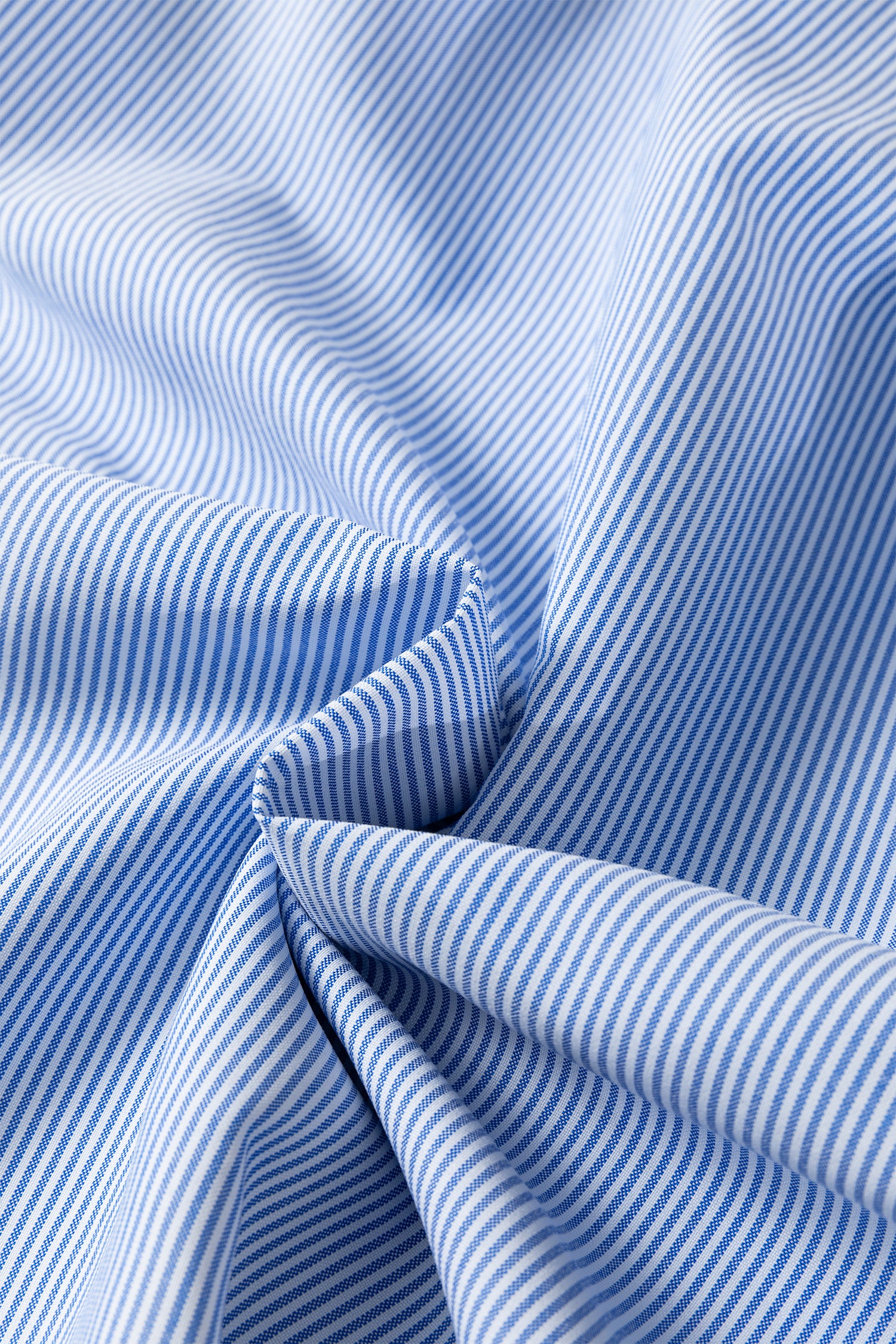 Stripe Shirred Detail Collar V-Neck Plus Size Midi Dress DL