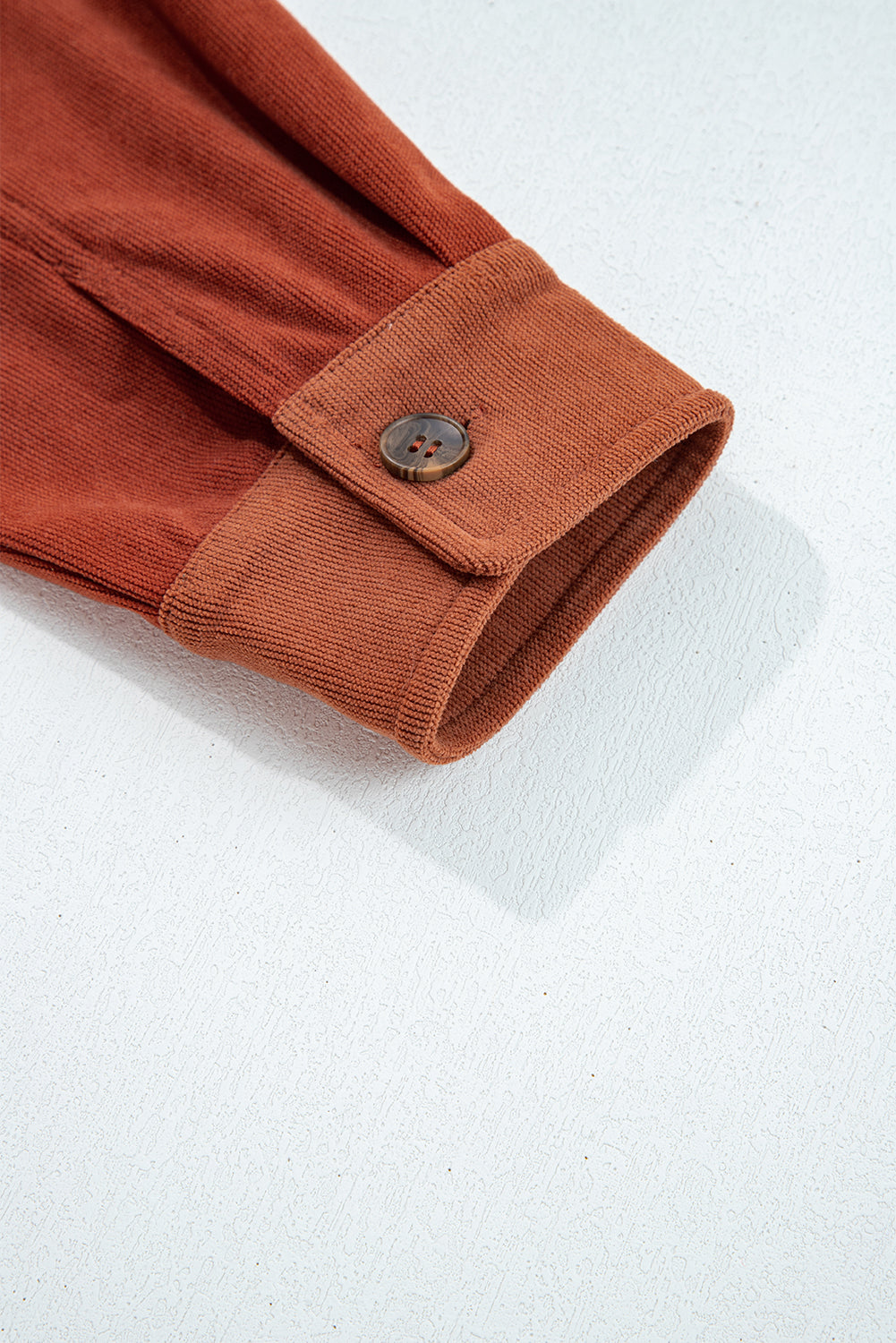 Drop Shoulder Casual Shacket With Pockets - eAura