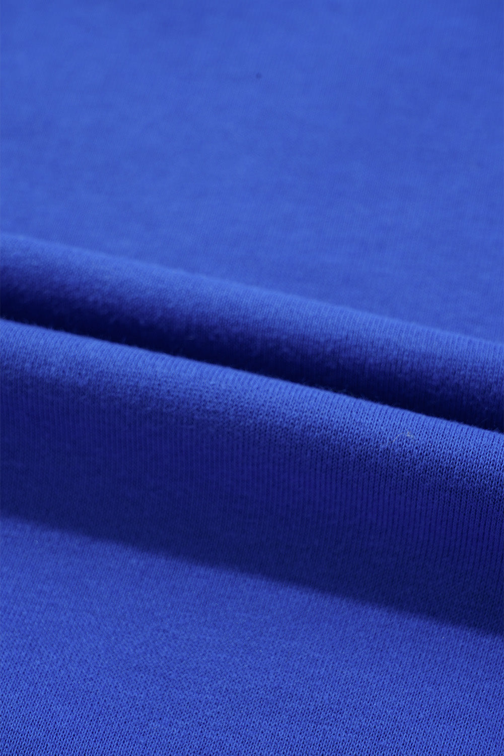 Dark Blue Game Day Crew Neck Graphic Pullover Sweatshirt eAura