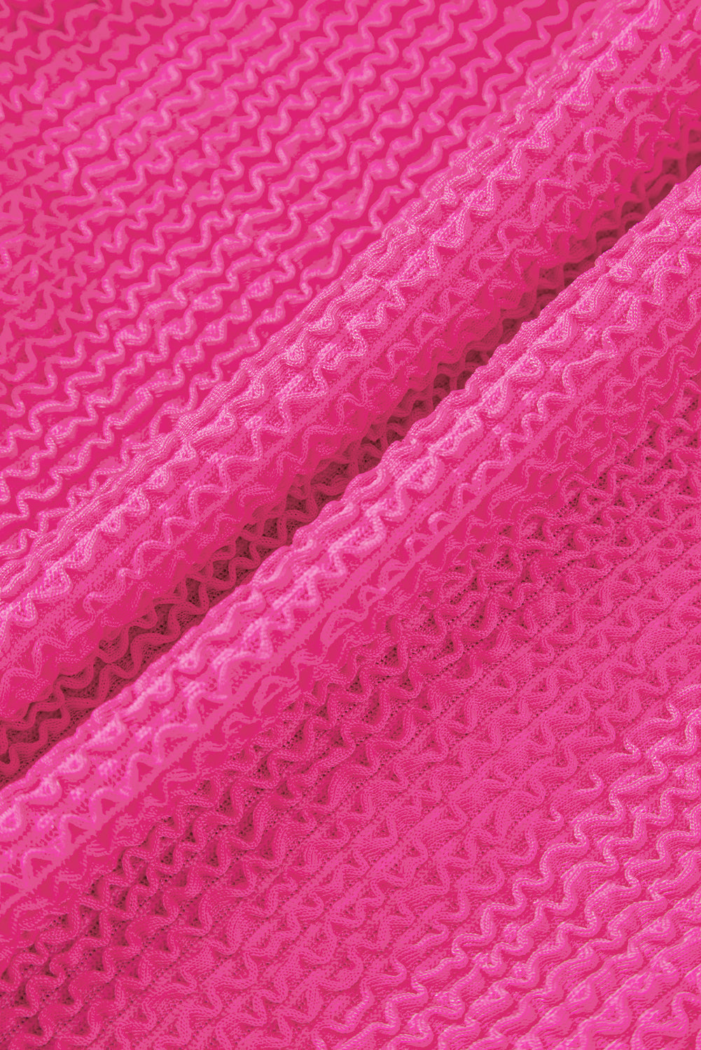 Iceland Blue Textured Color Block Patchwork One Piece Swimsuit - eAura