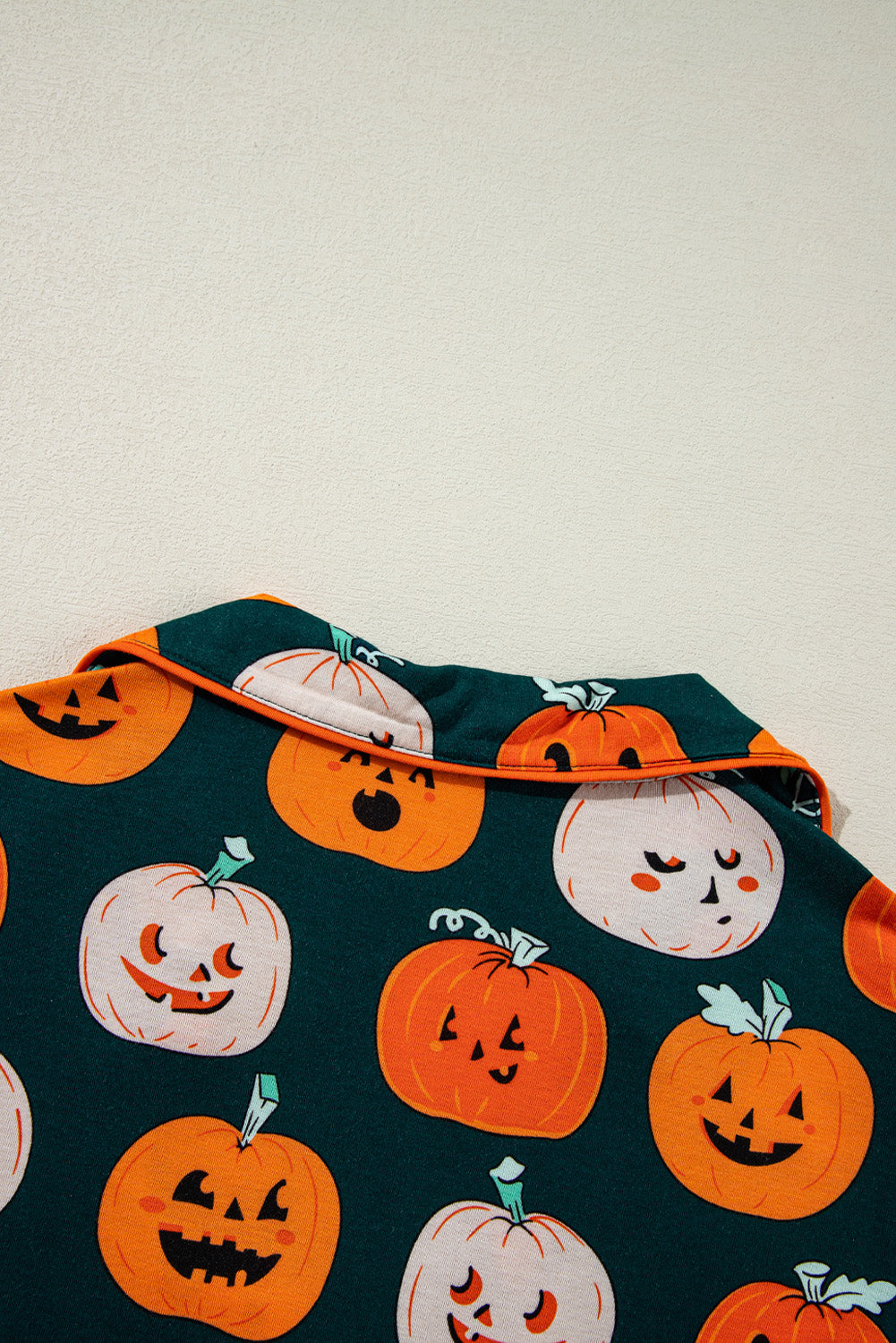 Halloween Pattern Short Sleeve Shirt Pyjama Set eAura