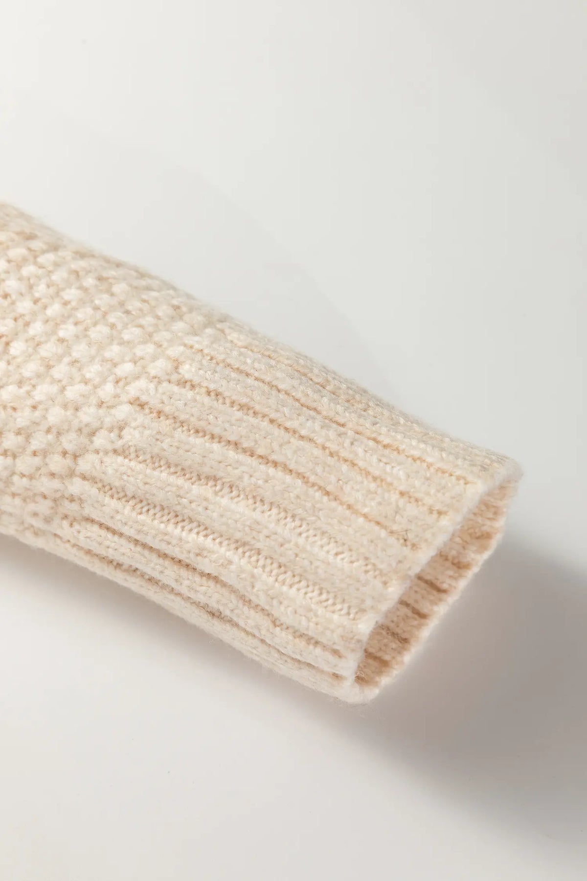 Cable Knit Drop Shoulder Sweater Dress