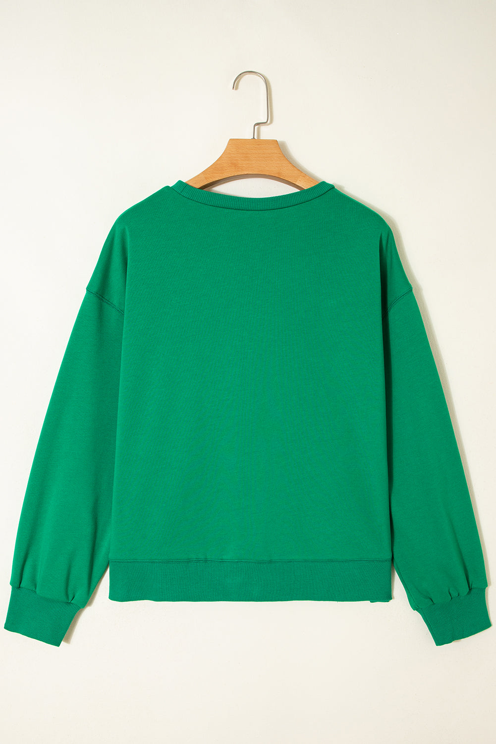 HOLLY JOLLY Towel Embroidered Christmas Holiday Sweatshirt - eAura