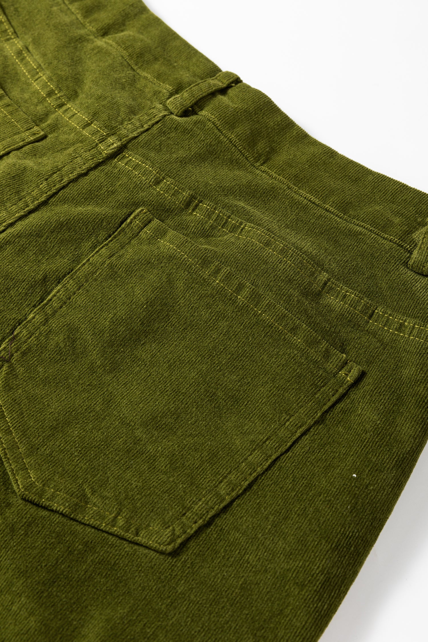 Soft Corduroy High Waist Wide Leg Trousers - Bottoms/Pants & Culotte