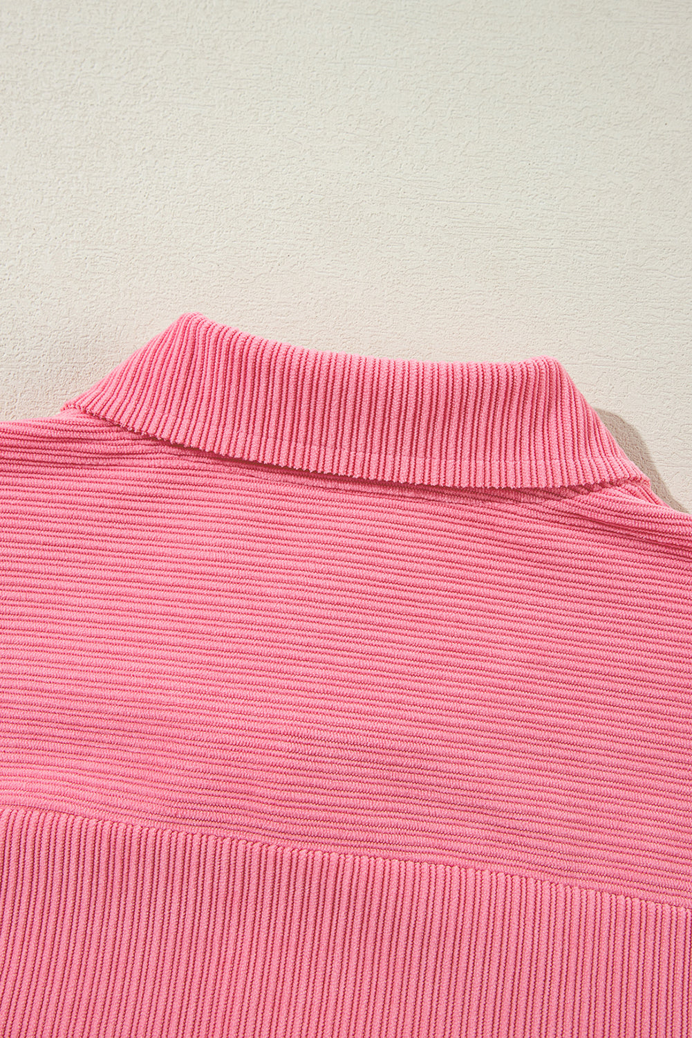 Bonbon Corduroy Flap Detail Button Up Split Shacket eAura