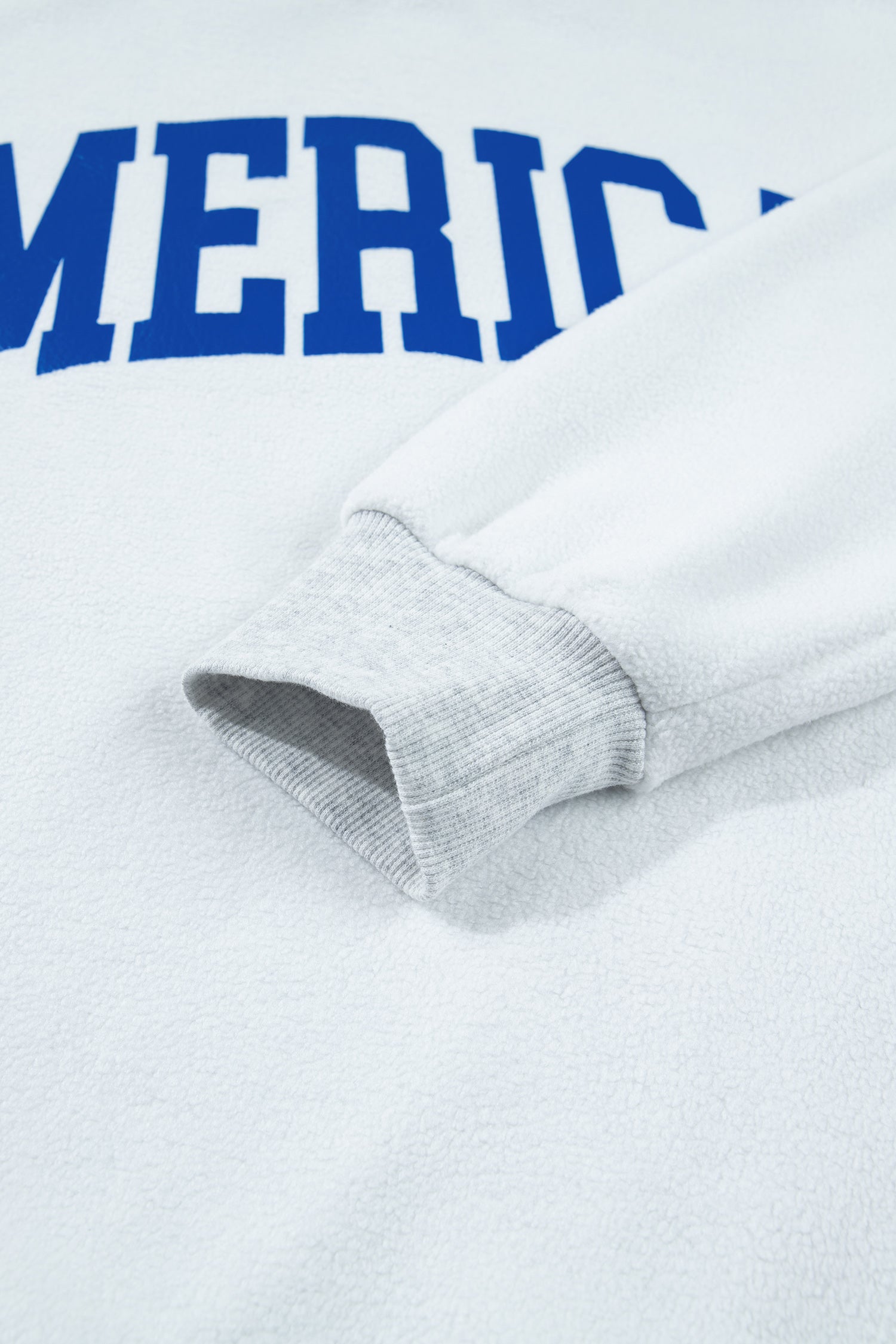 Reversible USA Graphic Mock Neck Sweatshirt