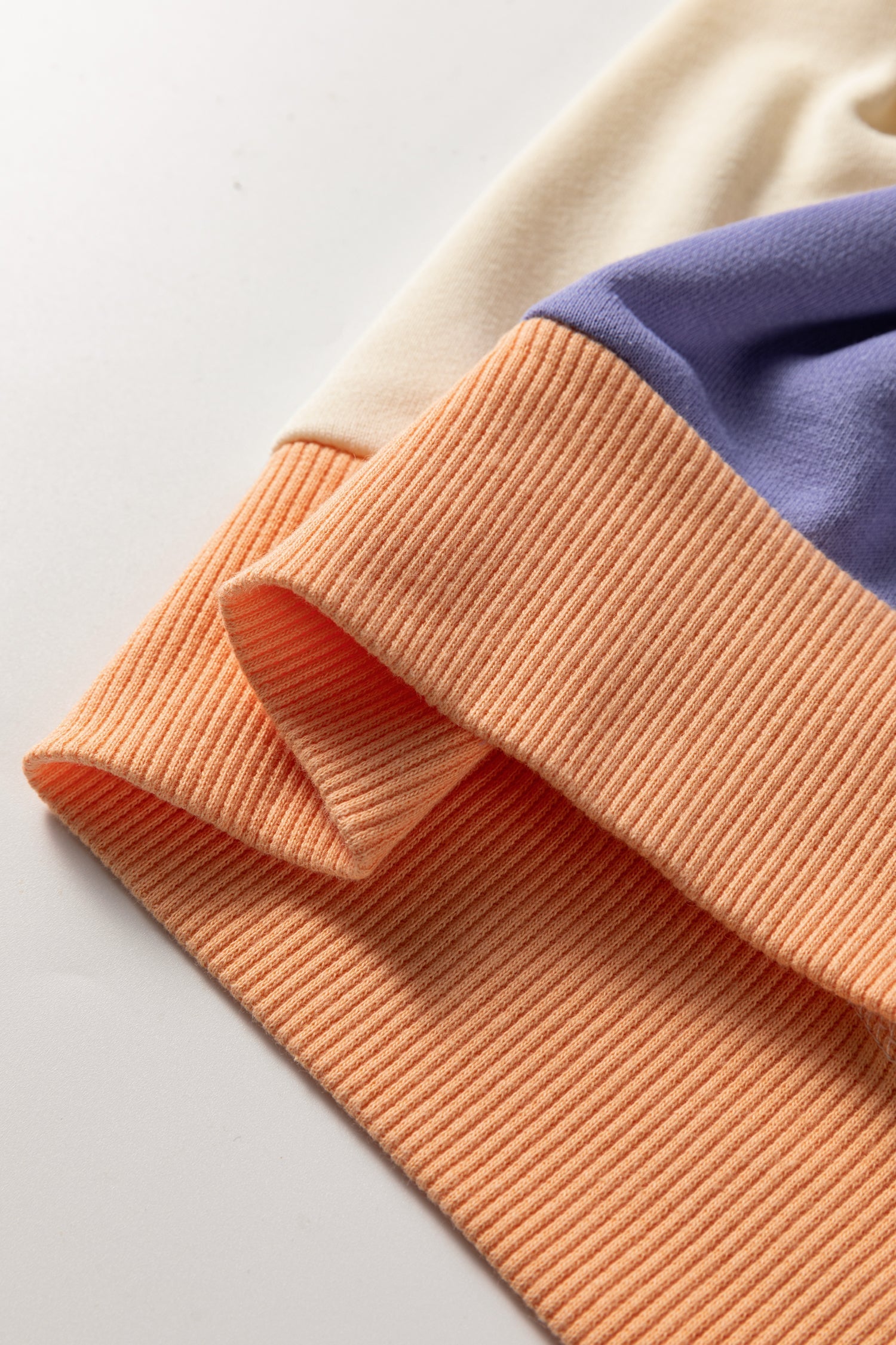 Colour Block Drop Shoulder Cropped Sweatshirt - Tops/Sweatshirts & Hoodies