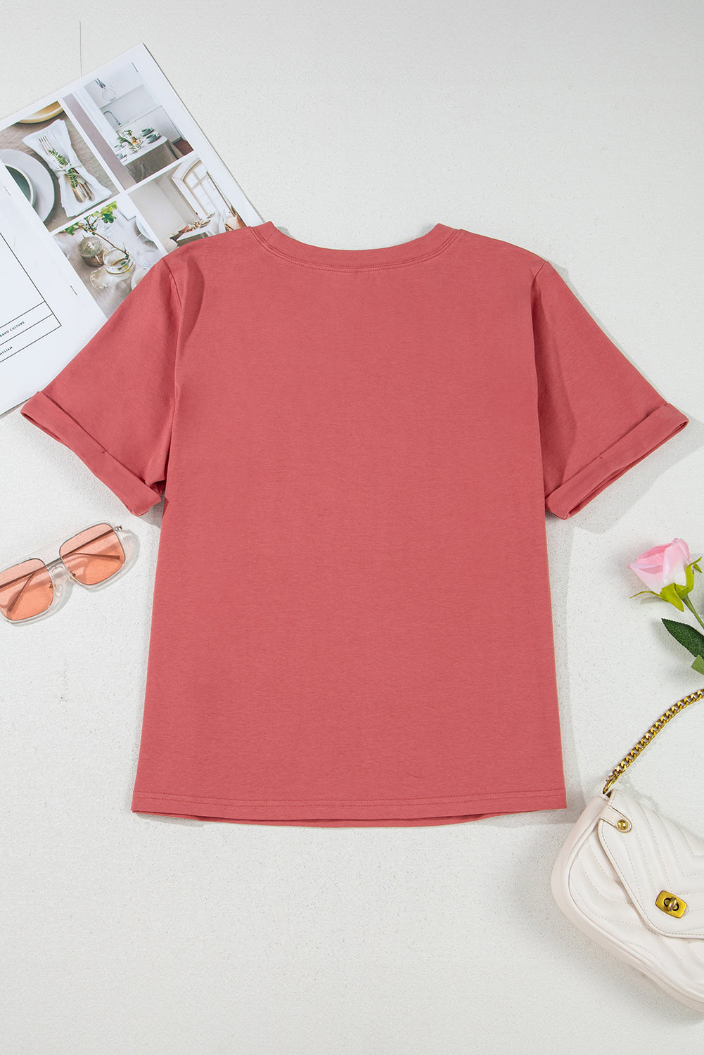 Mineral Red Nashville Music City Graphic Retro Fashion Tee eAura
