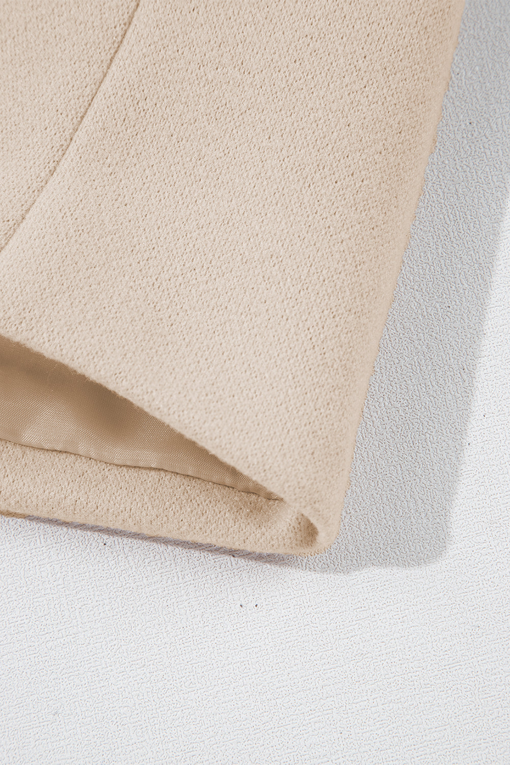 Dark Khaki Single Breasted Lapel Collar Flap Pocketed Overcoat - eAura