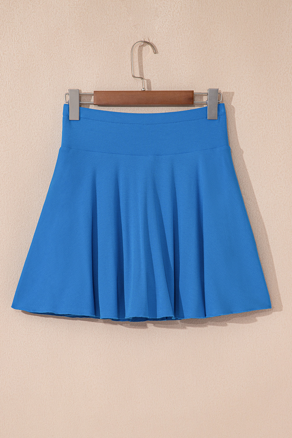 Draped High Waist Phone Pocket Lined Skort eAura