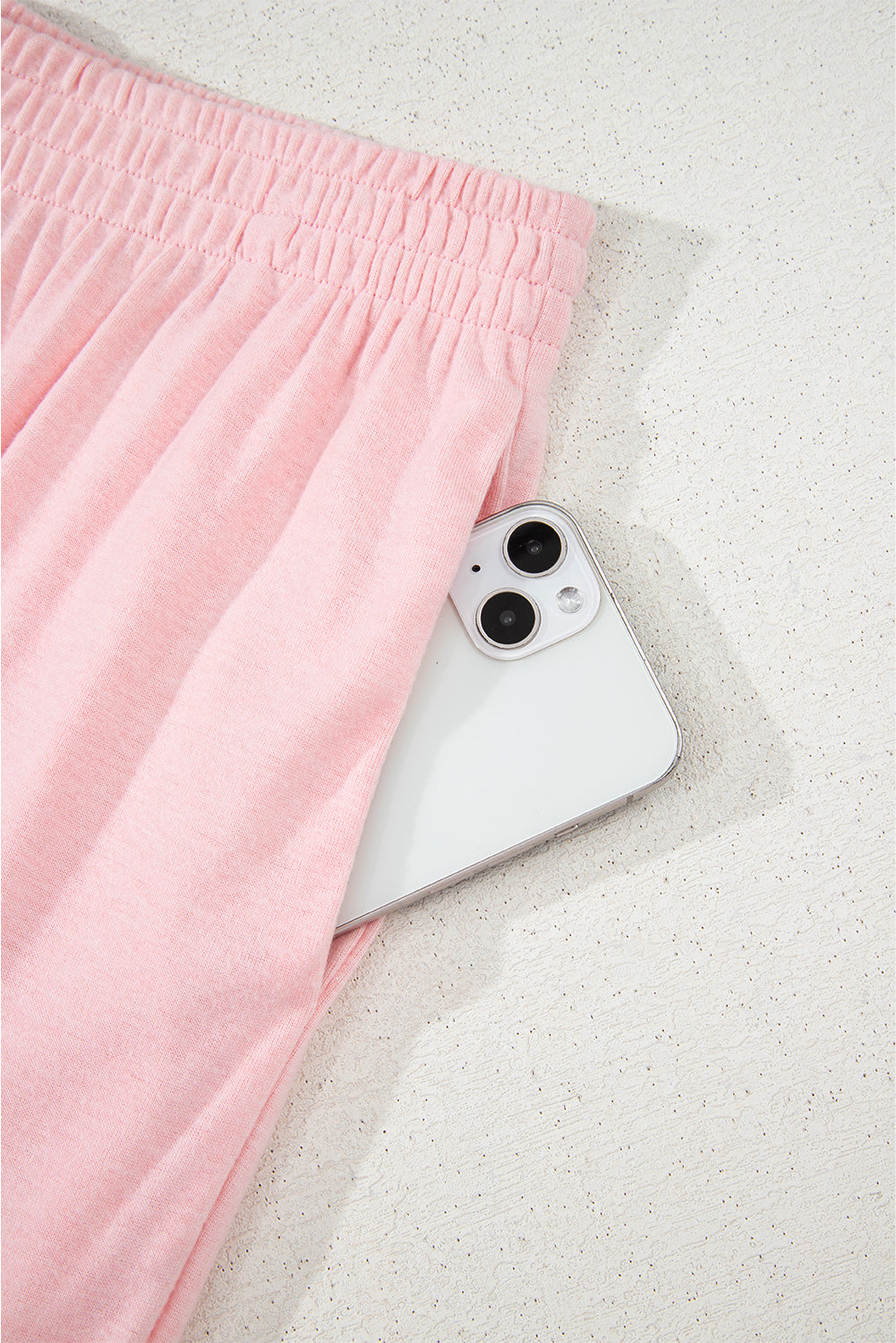 Light Pink 3-Piece Cozy Knit Lounge Set Pyjamas eAura