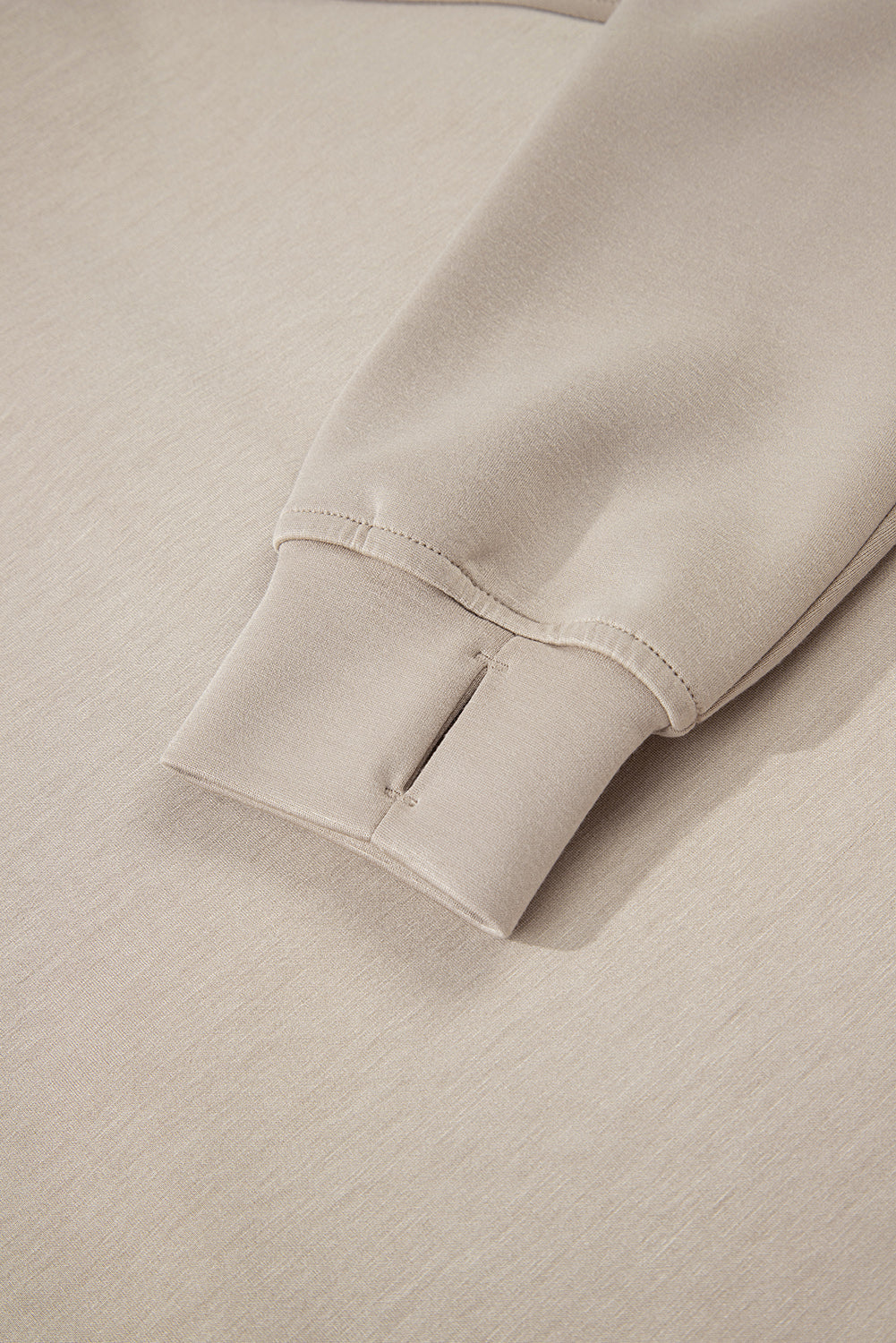 Half Zip Thumbhole Sleeve Hoodie & Active Pants 2pcs Co-ord Outfit eAura