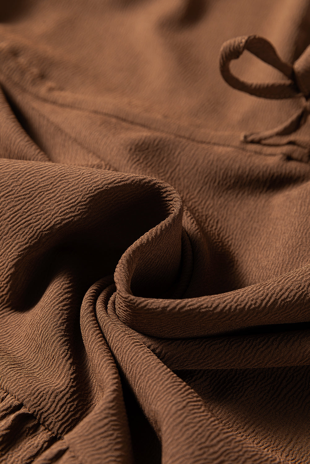 Long Sleeve Button V-Neck Tiered Maxi Dress - eAura