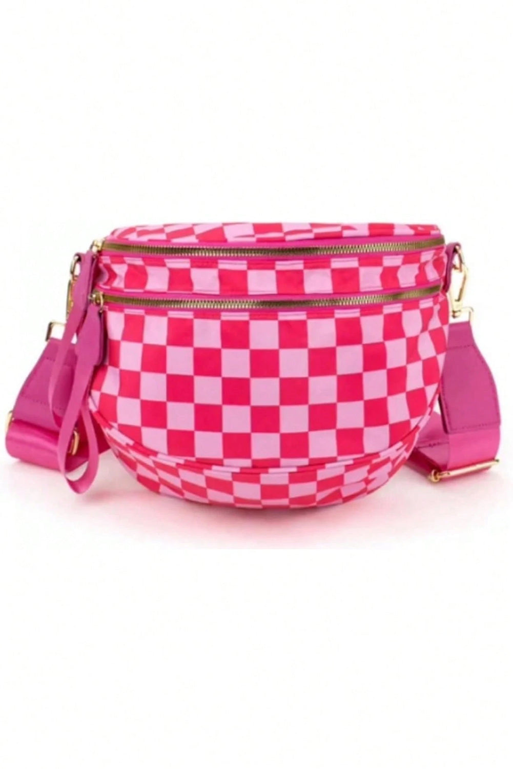 Print Wide Strap Large Crossbody Bag