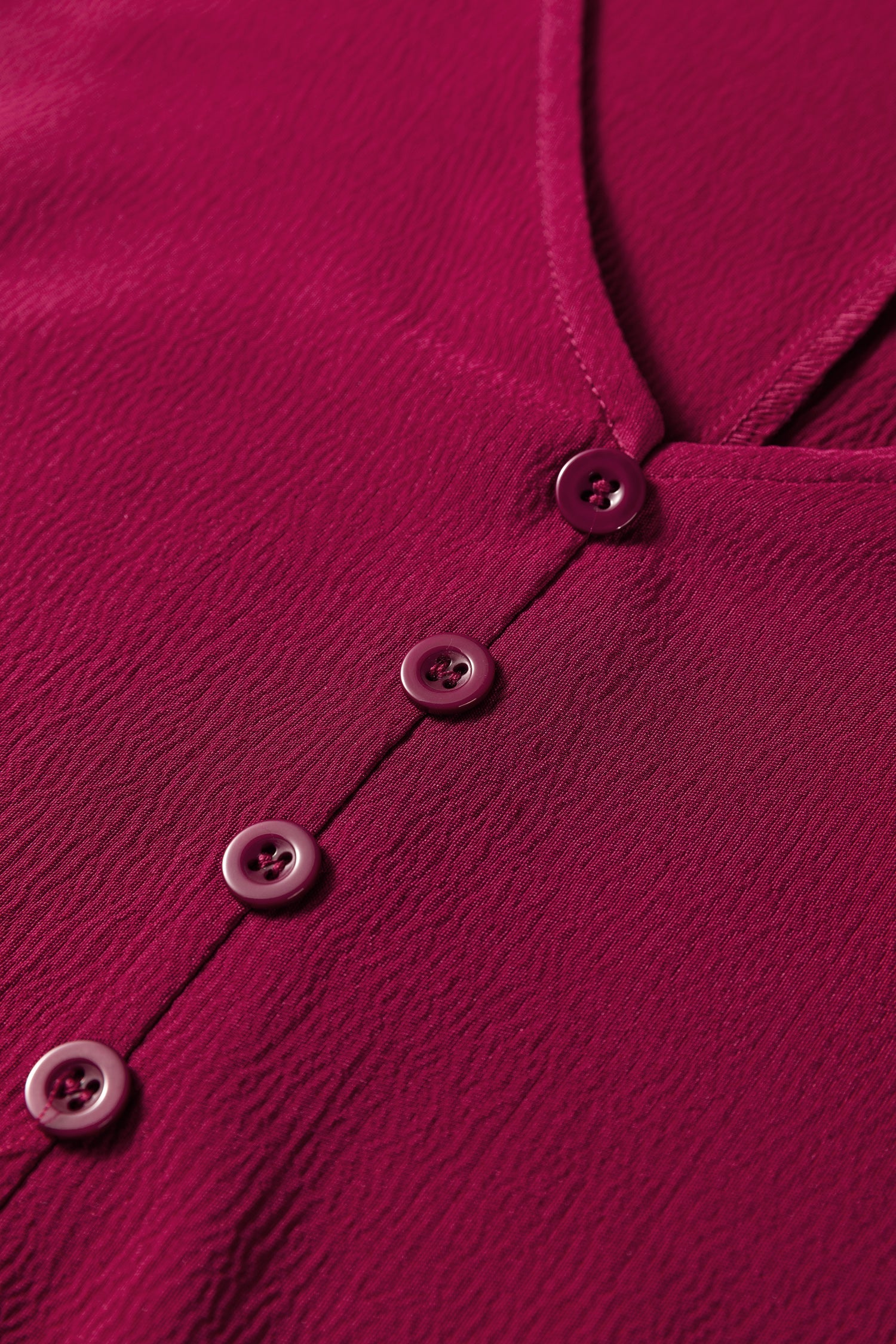 Long Sleeve Button V-Neck Tiered Maxi Dress - Dresses/Maxi Dresses