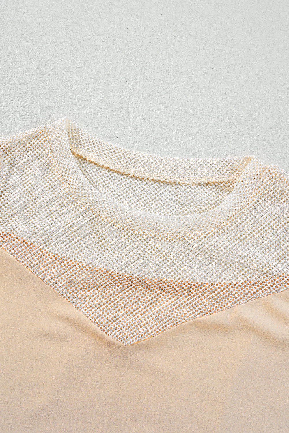 Mesh Patchwork Crew Neck Sleeveless Top eAura