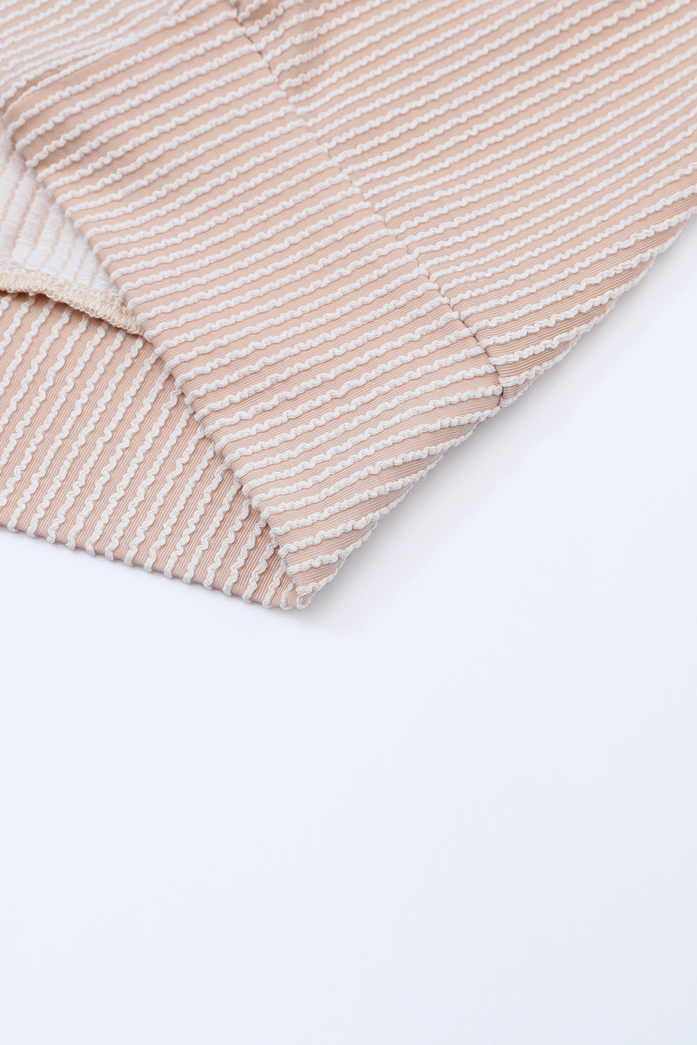 Multicolour Colour Block Long Sleeve Ribbed Loose Top eAura