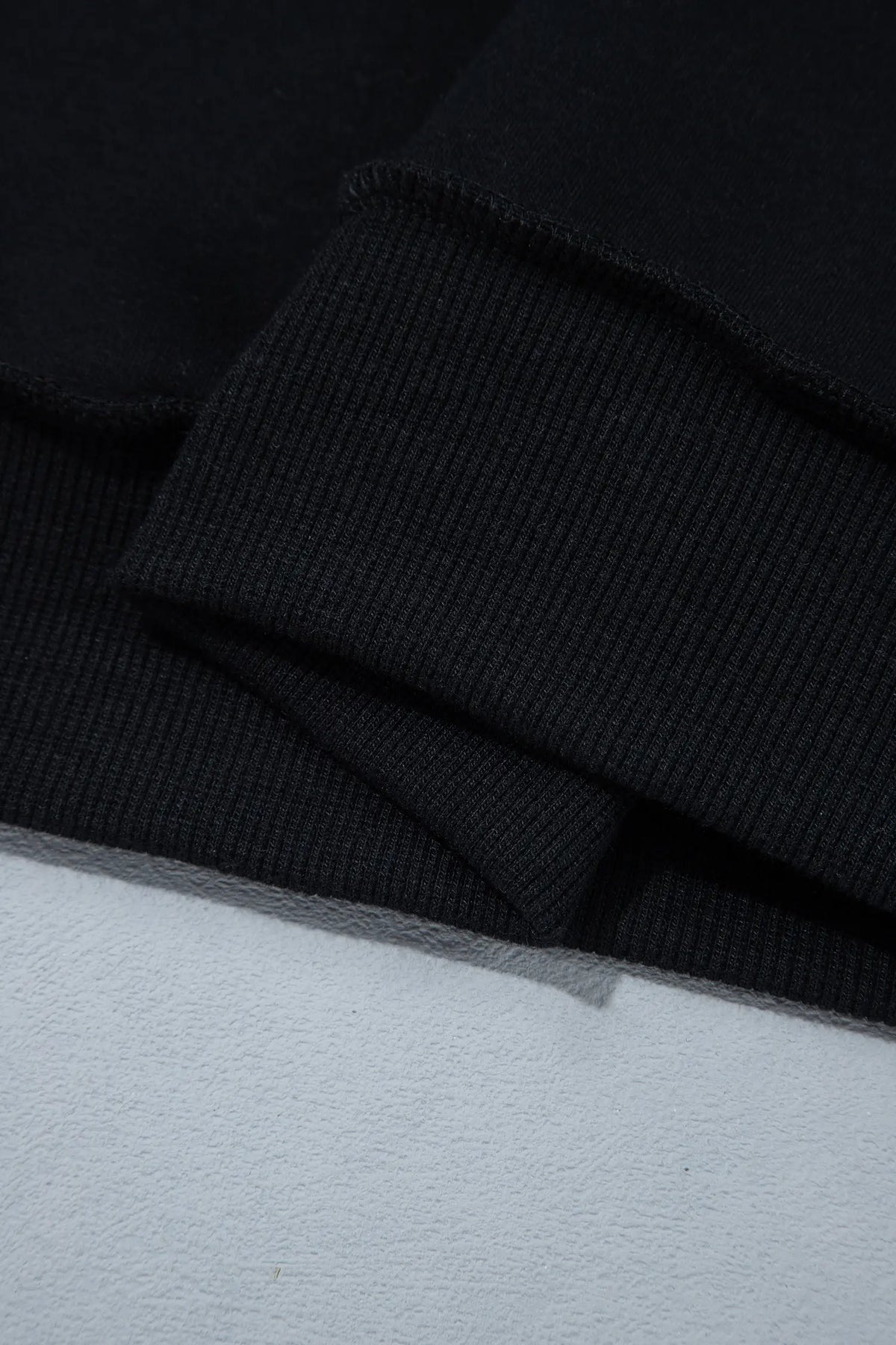 Oversize Drop Shoulder Reversible Mock Neck Sweatshirt