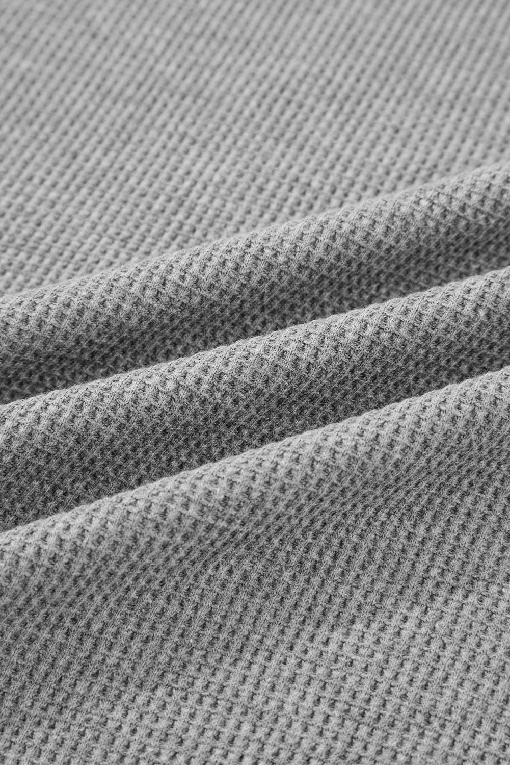 Waffle Zip-Up Front Button Hooded Jacket - eAura