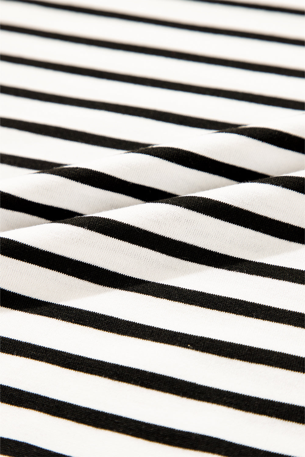 Black Stripe Chest Pocket Patch Round Neck Tank Top - eAura