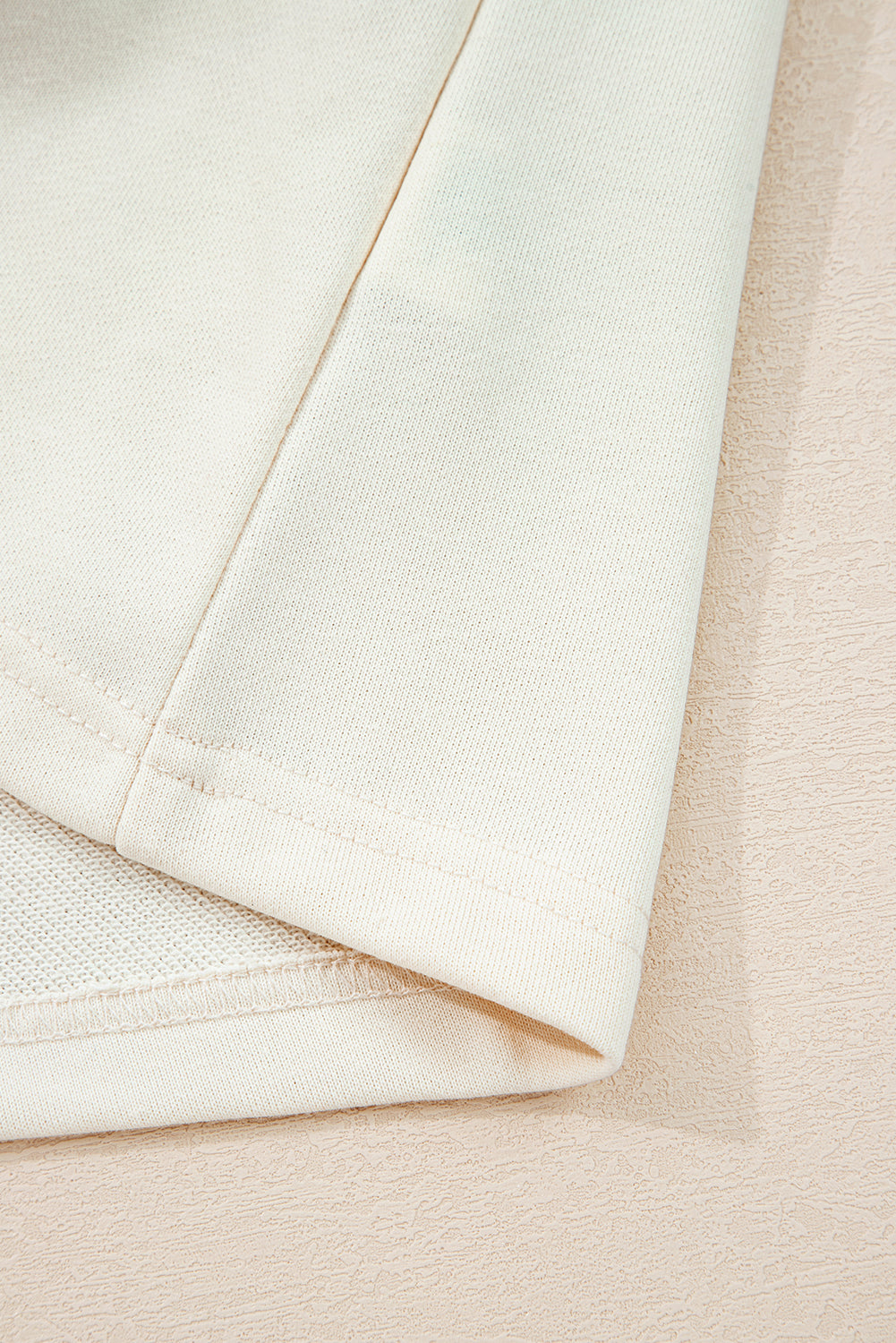 White Cute Bow Detail Baggy Hoodie eAura