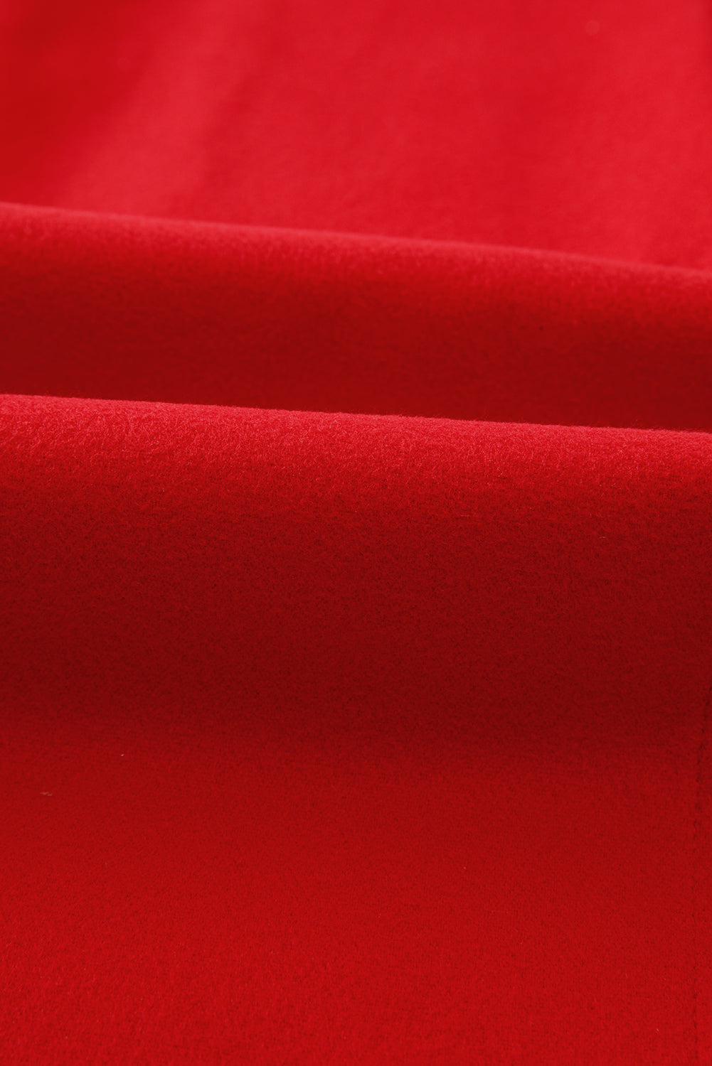 Fiery Red Solid Color Casual Zip up Hooded Coat BB Fashion Outlet